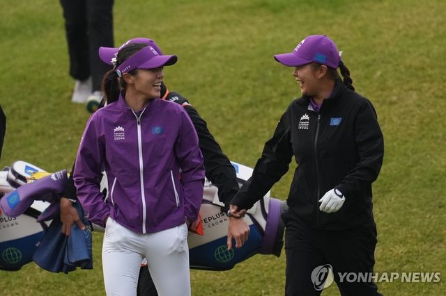 월드팀의 리디아 고, 슈웨이링