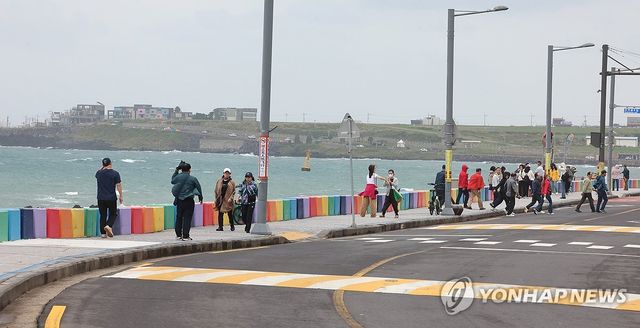 도두 무지개도로에서