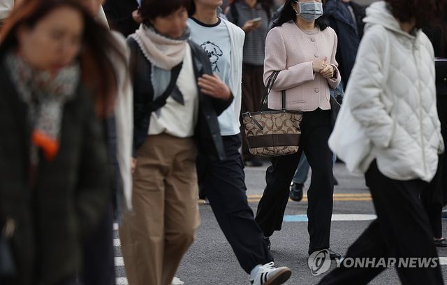 움츠러든 출근길