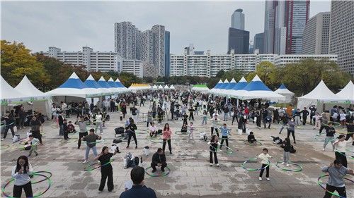 단체 훌라후프 대회