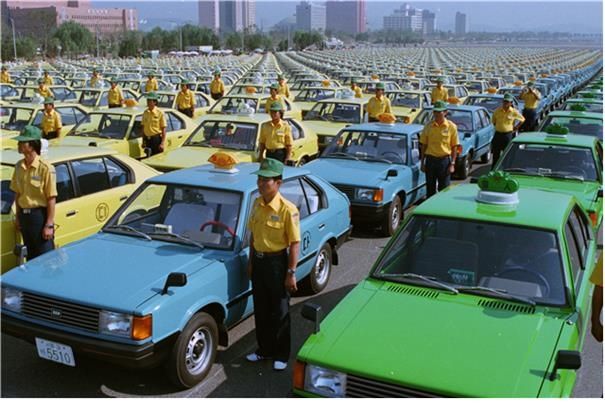 1982년 9월 17일 여의도광장 개인택시 발대식