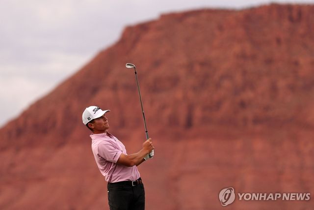 브레넌 존슨의 뱅크 오브 유타 챔피언십 3라운드 경기 모습