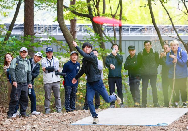 양주 아트밸리서 열린 디스크골프 국제대회