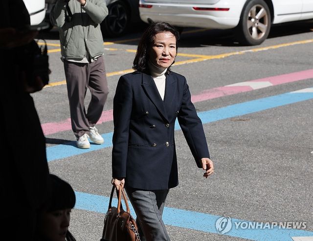 이진숙 전 방송통신위원장, 영등포경찰서 출석