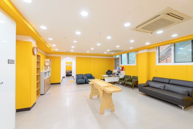 확장 리모델링을 마친 신월누리복지센터 내부