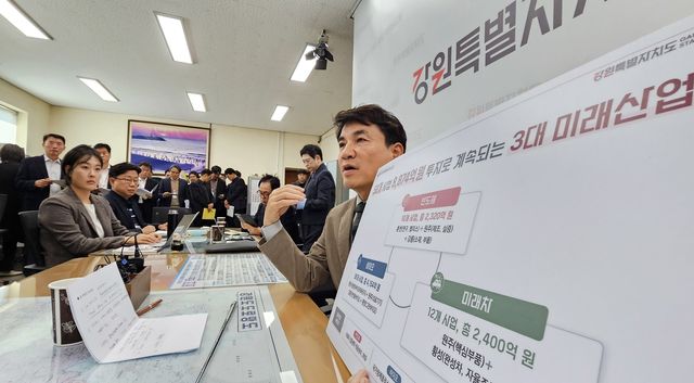 "강원 3대 미래산업은 현재 진행형"