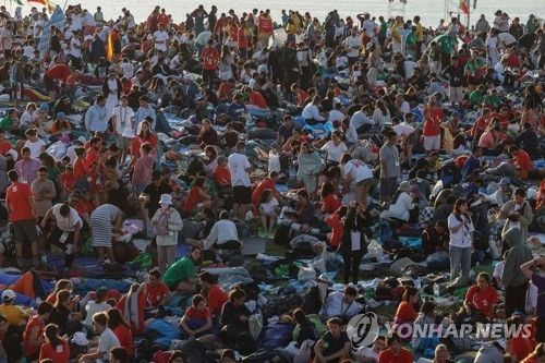 2023년 세계청년대회 인파