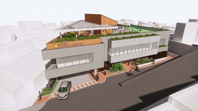 옥인동 공영주차장 조감도