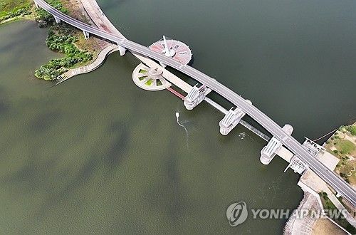 조류경보 '관심' 단계 내려진 강정고령 지점