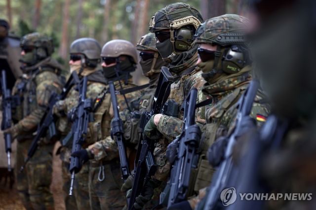 훈련하는 독일군