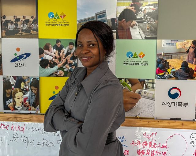 와이즈우먼협회 회장 도르카스 씨