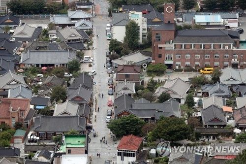 전주 한옥마을 전경