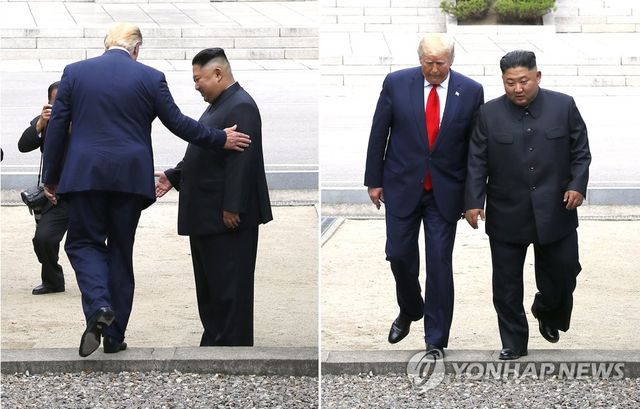 북미 정상, '북으로, 남으로'