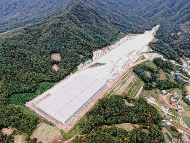 진접차량기지 모습