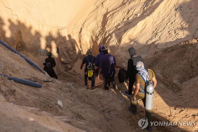 하마스, 시신 수색