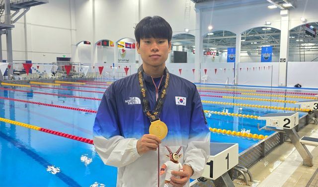 대회 신기록을 수립한 고승우