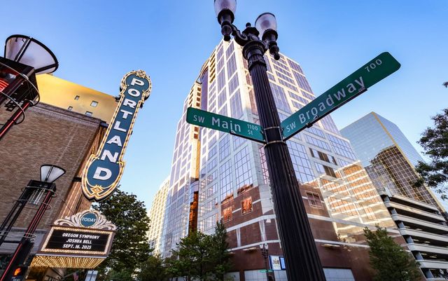 포틀랜드 브로드웨이 [사진/임헌정 기자]