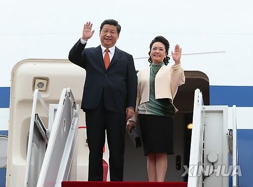 2014년 방한 당시 시진핑 중국 국가주석