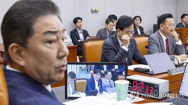 냉랭한 여야 원내대표