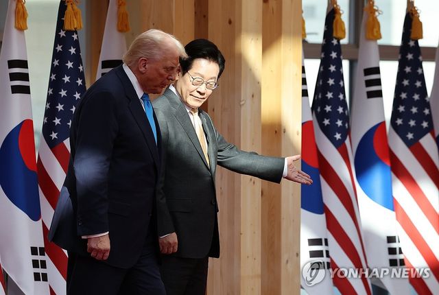 경주에서 만난 한미정상