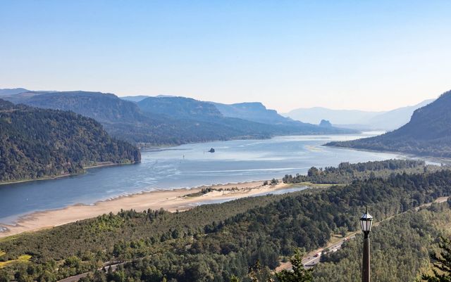 비스타 하우스에서 본 컬럼비아강 [사진/임헌정 기자]
