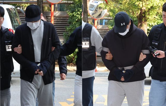 유명 유튜버 납치 폭행한 2인조 구속영장 심사