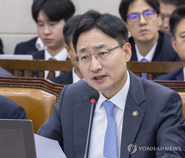 종합 국정감사에서 답변하는 임광현 국세청장