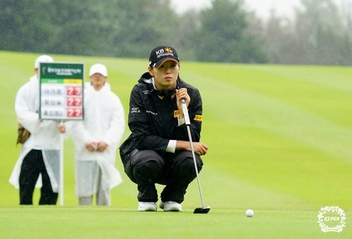 그린을 파악하는 방신실.