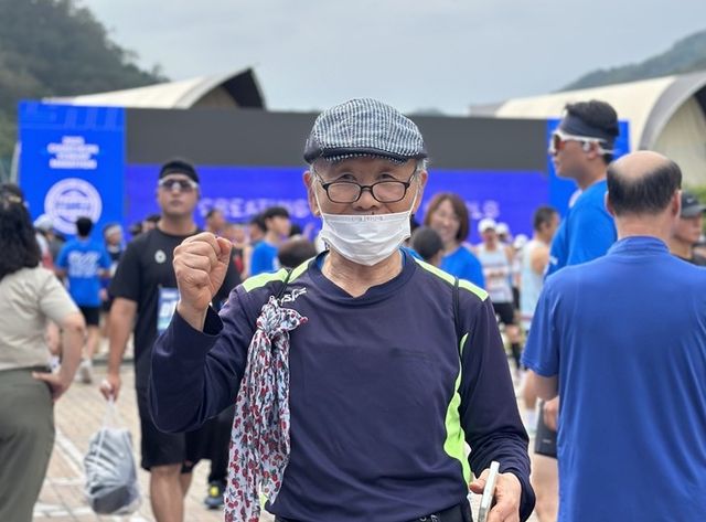 '2025 춘천연합마라톤' 최고령 참가자 이광우(83)씨