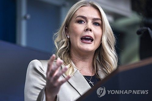 캐롤라인 레빗 미국 백악관 대변인