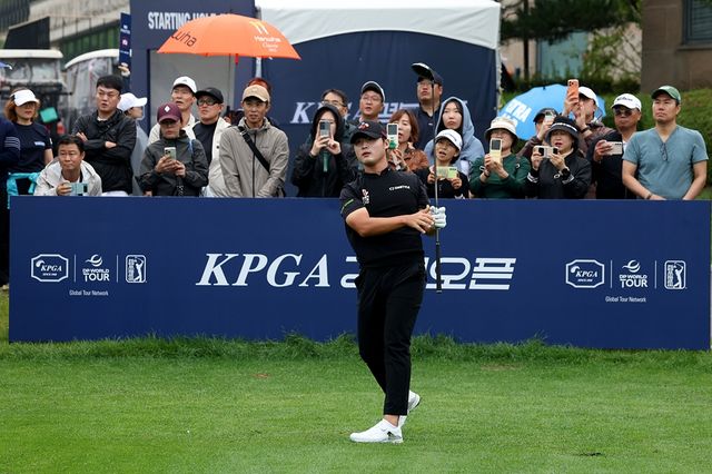 배용준의 3라운드 경기 모습. 