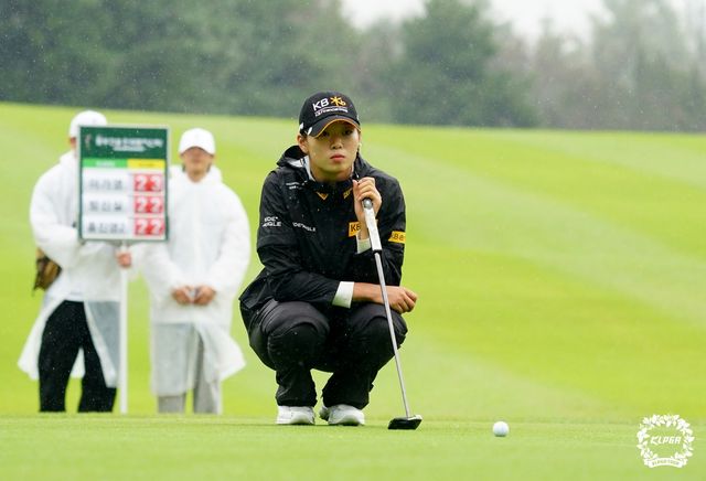 그린을 파악하는 방신실.