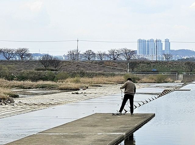 하천 오염 현장 조사
