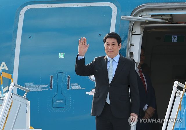 APEC 베트남 주석 한국 도착