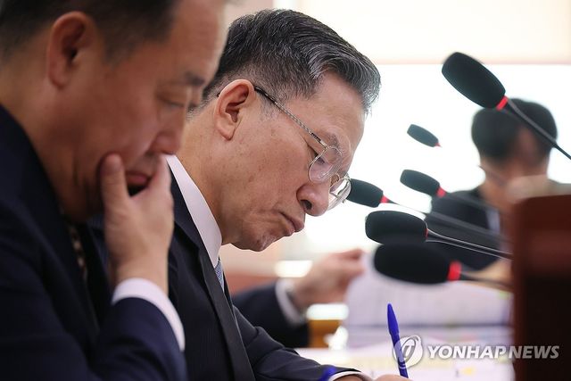 종합감사 출석한 정성호 법무부 장관