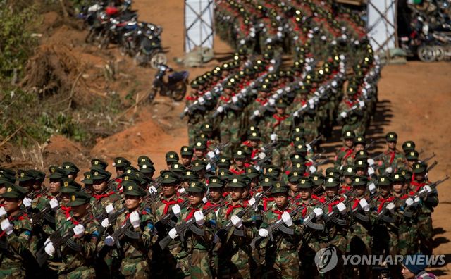 미얀마 소수민족 반군 타앙민족해방군(TNLA)