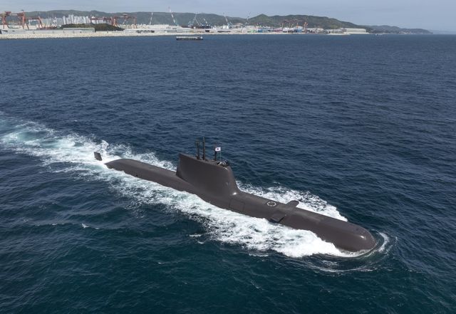 2016년 HD현대중공업이 대한민국 해군에 인도한 장보고-Ⅱ 잠수함 '윤봉길함'