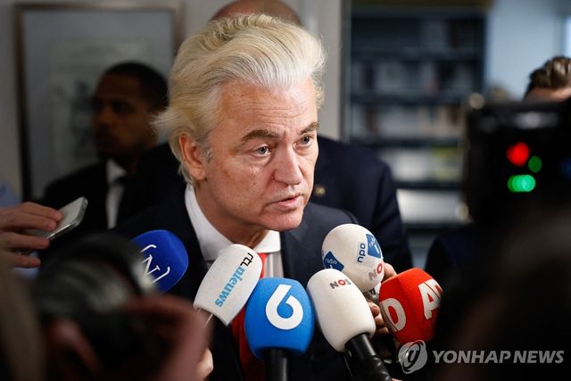 '유럽판 트럼프' 네덜란드 극우 PVV의 빌더르스 대표 