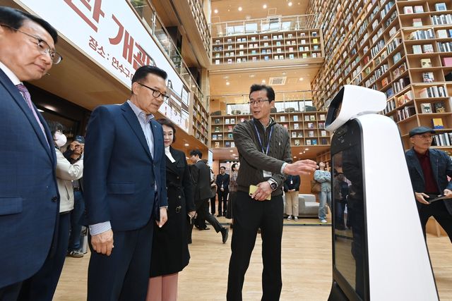 개관한 인천 송도국제도서관