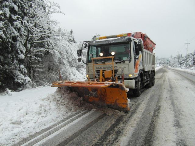겨울철 도로 제설작업