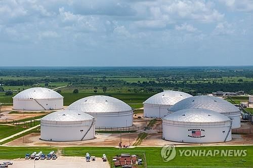 미국 원유 저장소