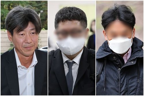 남욱(왼쪽부터), 정영학, 정민용