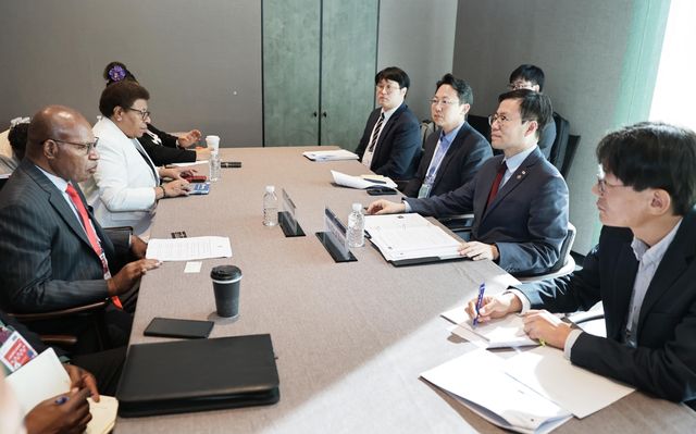 여한구 통상교섭본부장, 파푸아뉴기니 국제무역투자부 장관 면담
