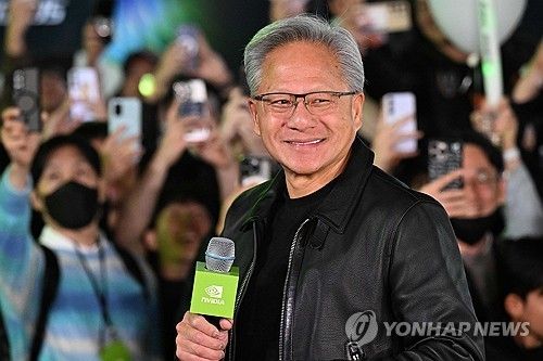 젠슨 황, '지포스' 한국 출시 25주년 행사 참석