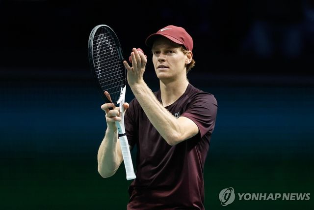 세계 1위 탈환까지 2승 남은 신네르