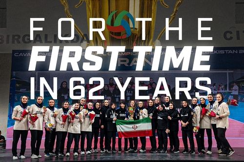 62년 만에 국제대회서 우승한 이란 여자배구 대표팀