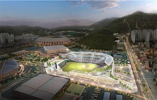 사직야구장 재건축 조감도