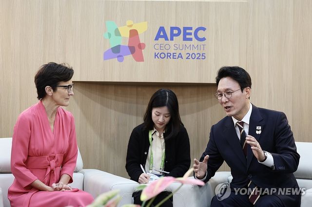 김민석 국무총리, 제인 프레이저 씨티그룹 CEO 접견