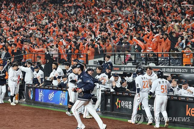 한국시리즈 3차전 경기장 모습. 