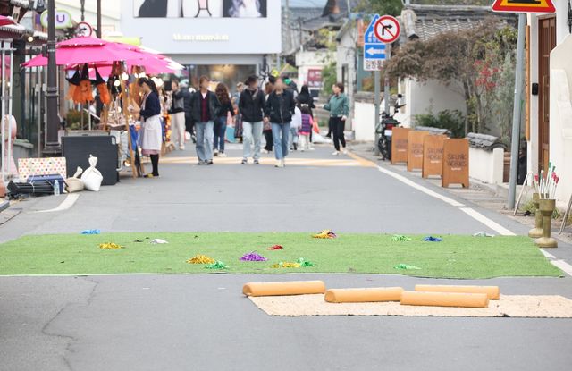 한산한 전통놀이 체험장